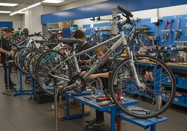 コメリでの自転車修理サービス概要