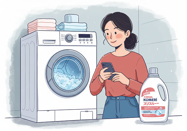 コメリの洗濯洗剤の口コミで語られる使用感と特徴